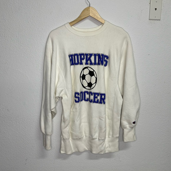 Vintage Hopkins Soccer Champion Reverse Weave Crewneck - Picture 1 of 3